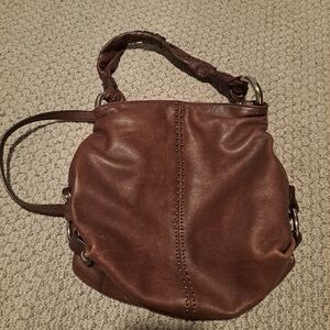 Brown Leather Shoulder Bag